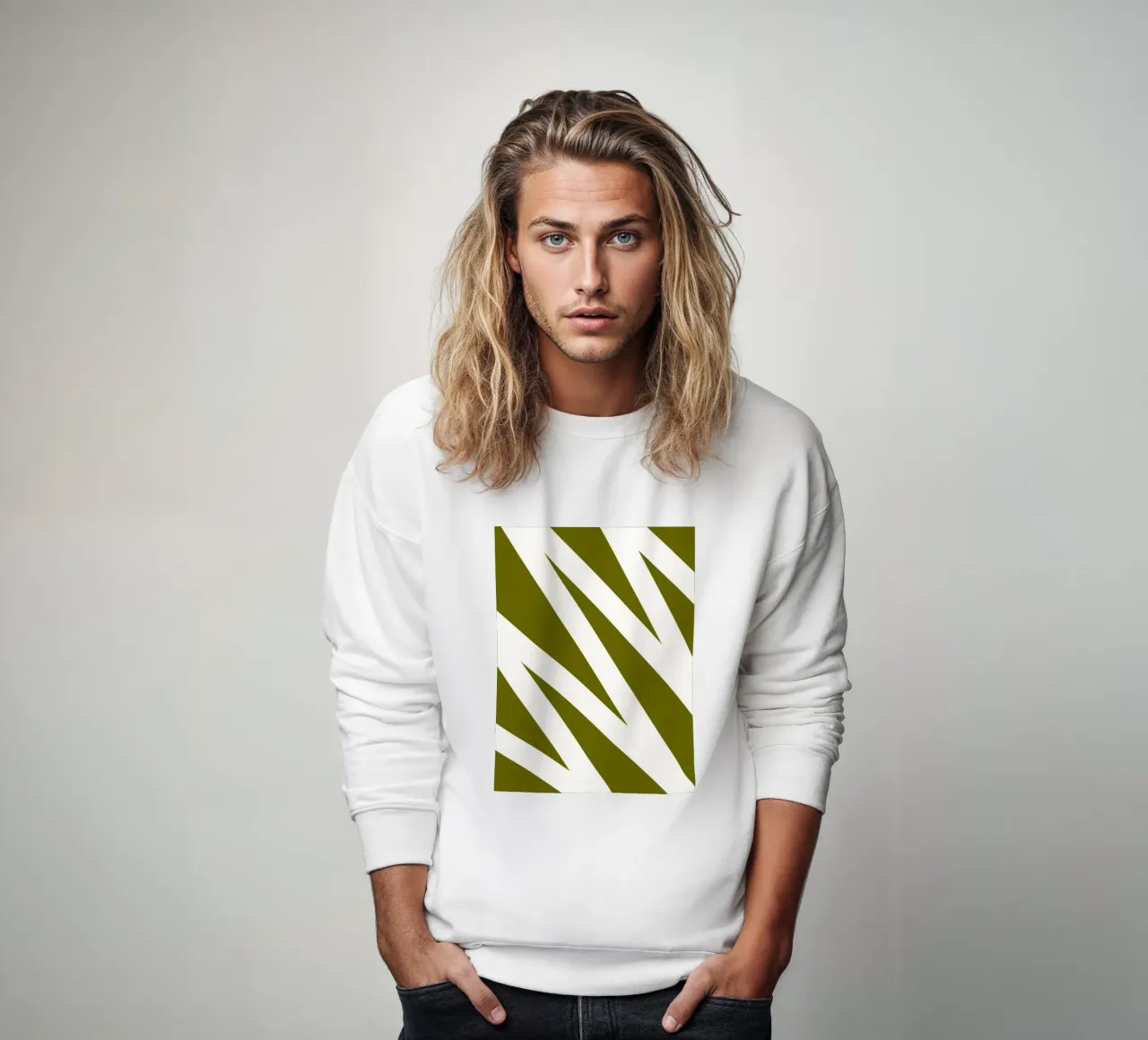Linea a zig-zag felpa da MODERN NUANCE