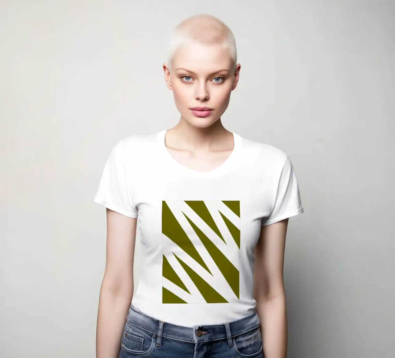Linea a zig-zag t-shirt da donna da MODERN NUANCE