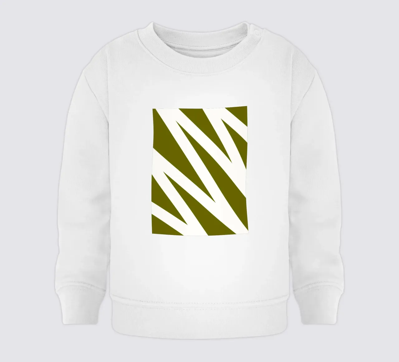 Linea a zig-zag felpa neonato da MODERN NUANCE