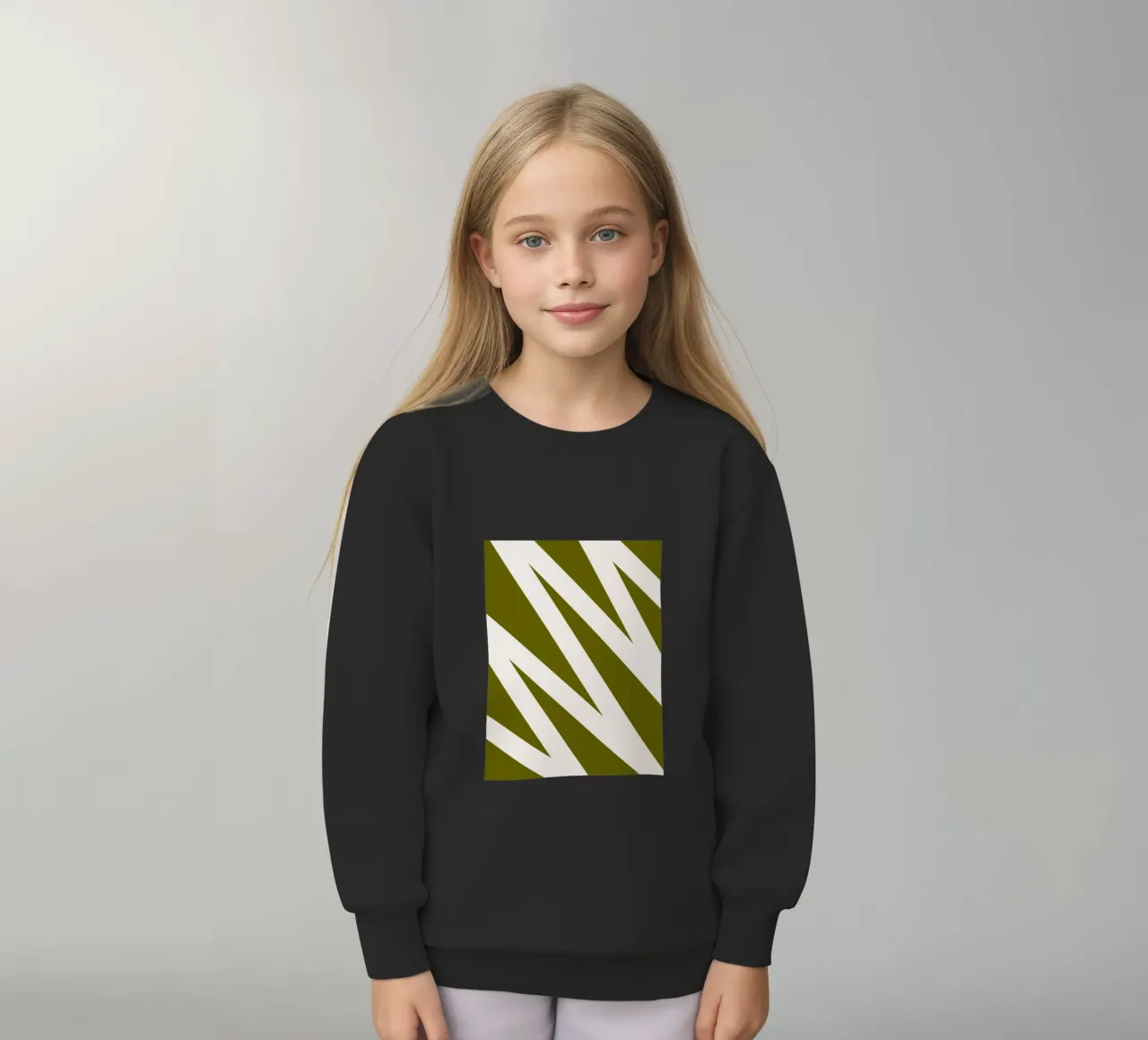 Linea a zig-zag felpa bambino da MODERN NUANCE