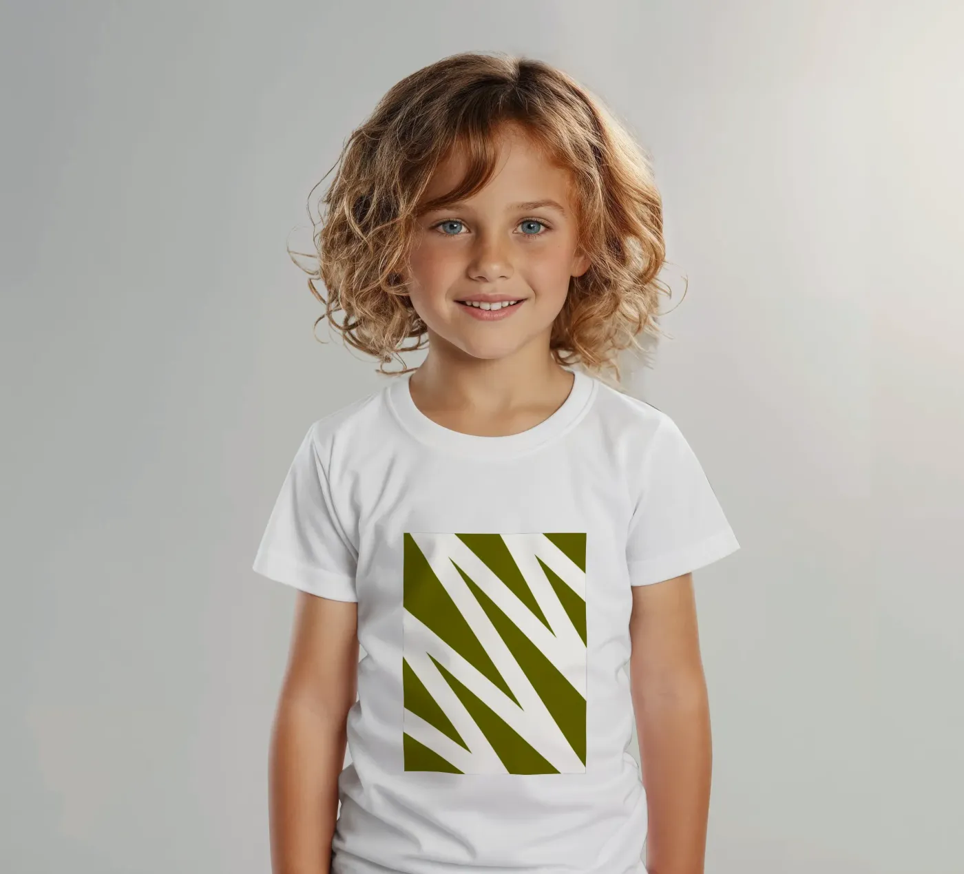Zigzaglijn kinder t-shirt van MODERN NUANCE
