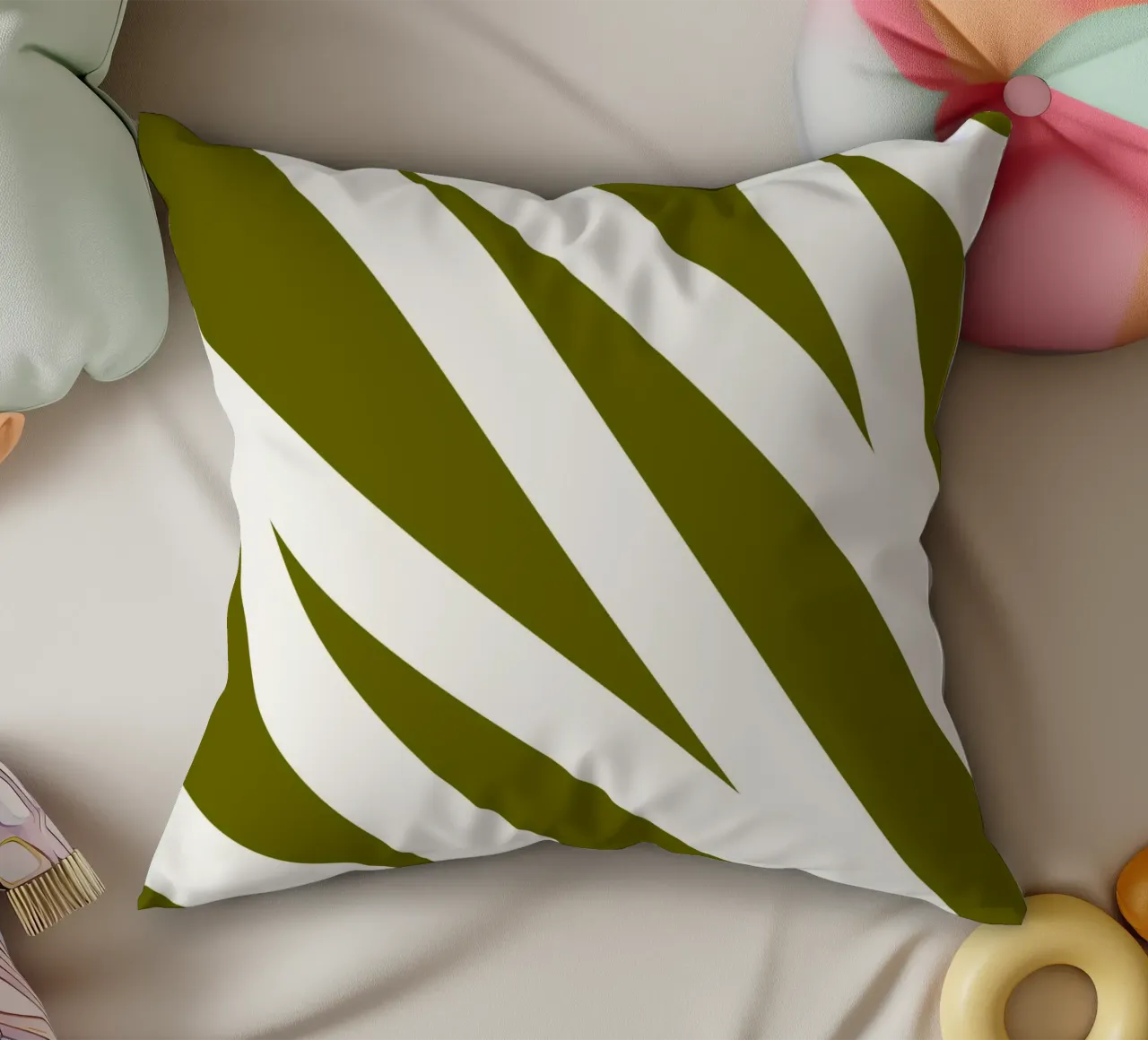 Linea a zig-zag cuscino da MODERN NUANCE