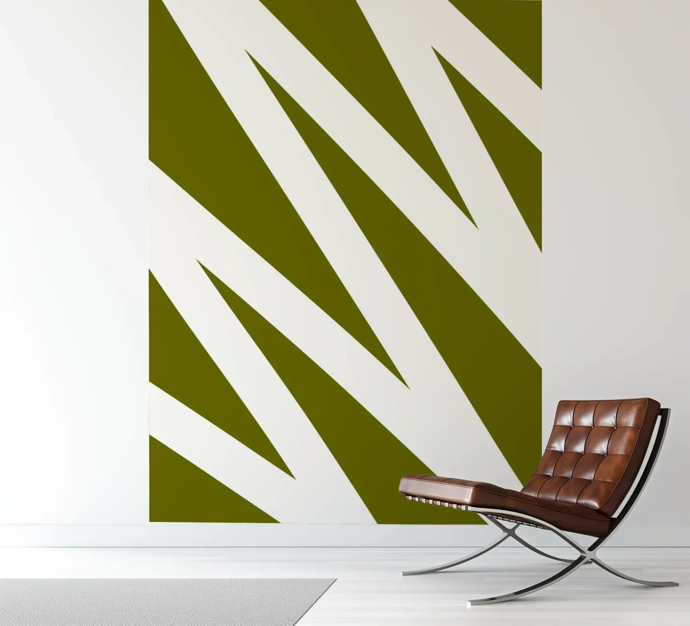 Zigzaglijn fotobehang van MODERN NUANCE