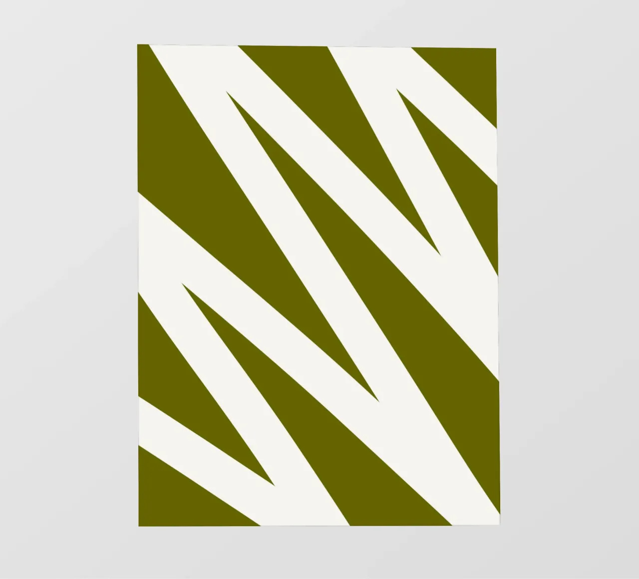 Linea a zig-zag telo in pvc da MODERN NUANCE