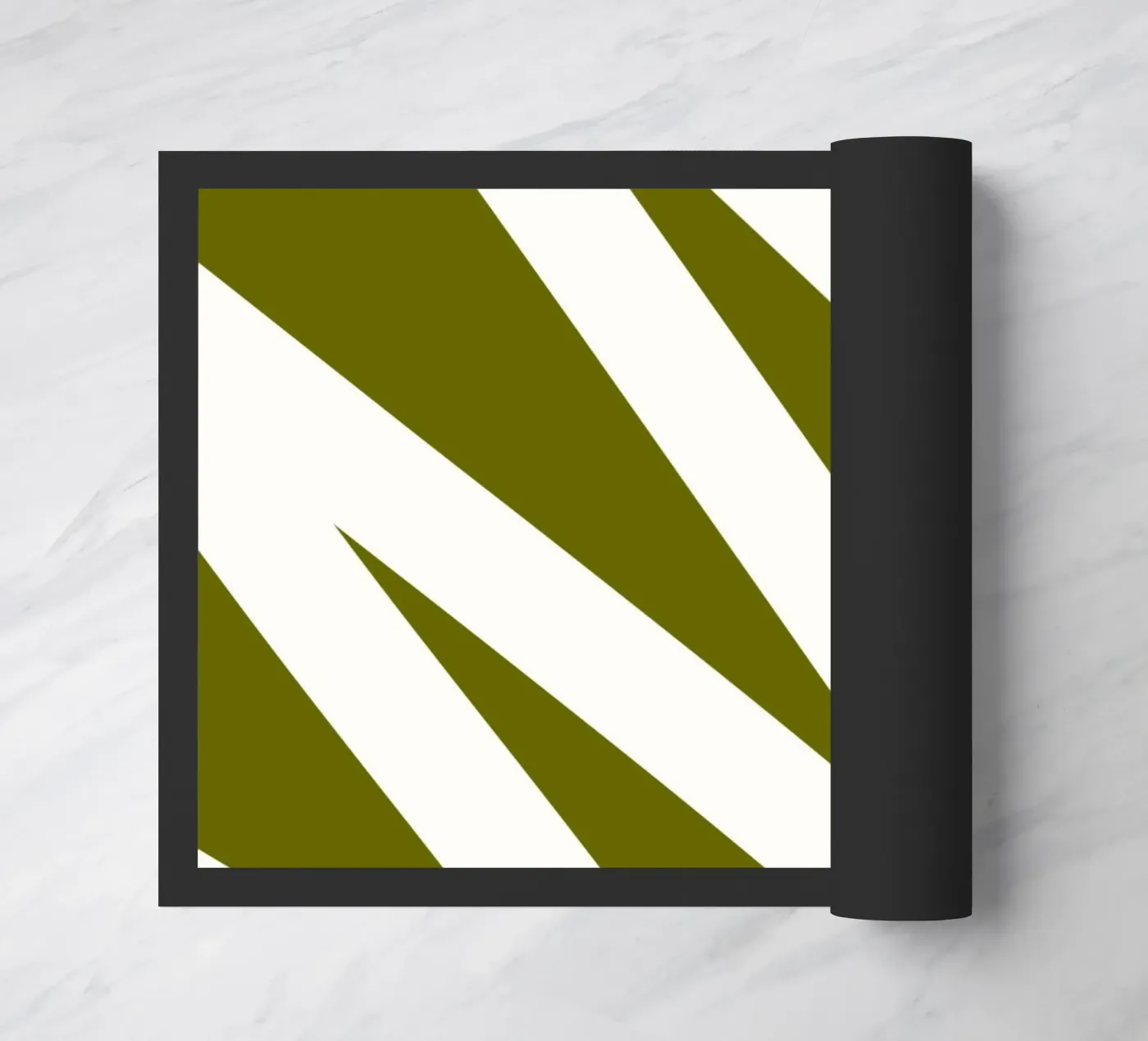 Zigzag Line doormat by MODERN NUANCE