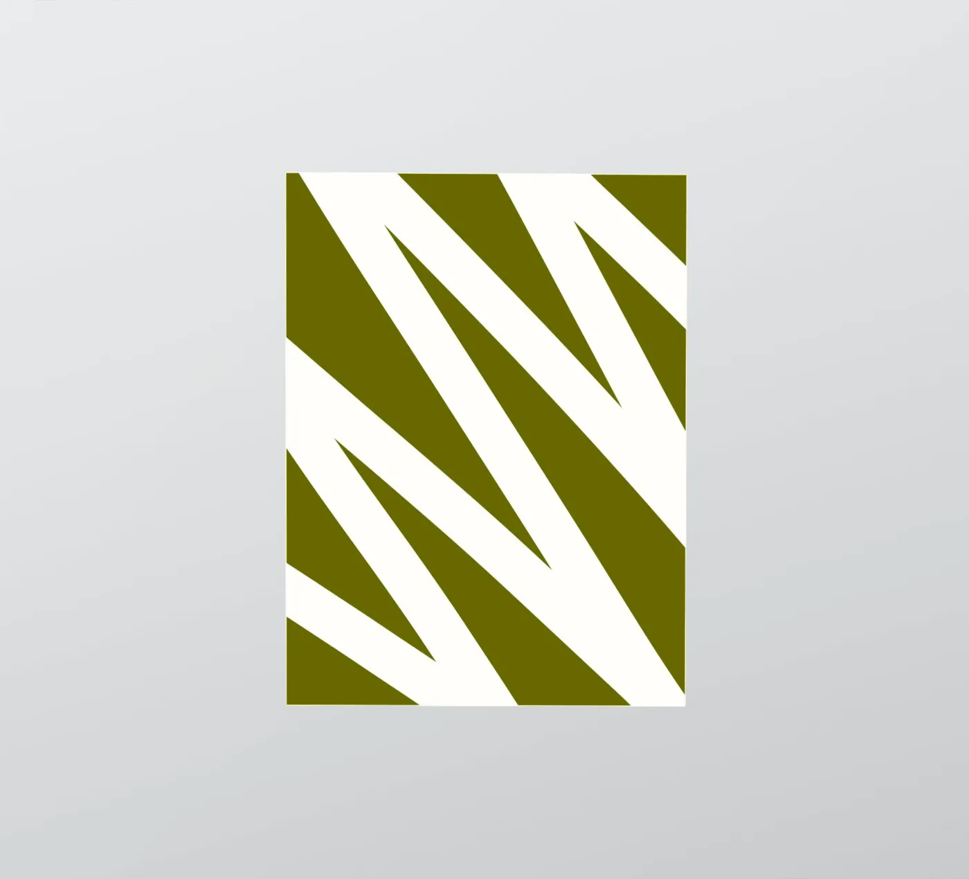 Zigzag Line sticker van MODERN NUANCE