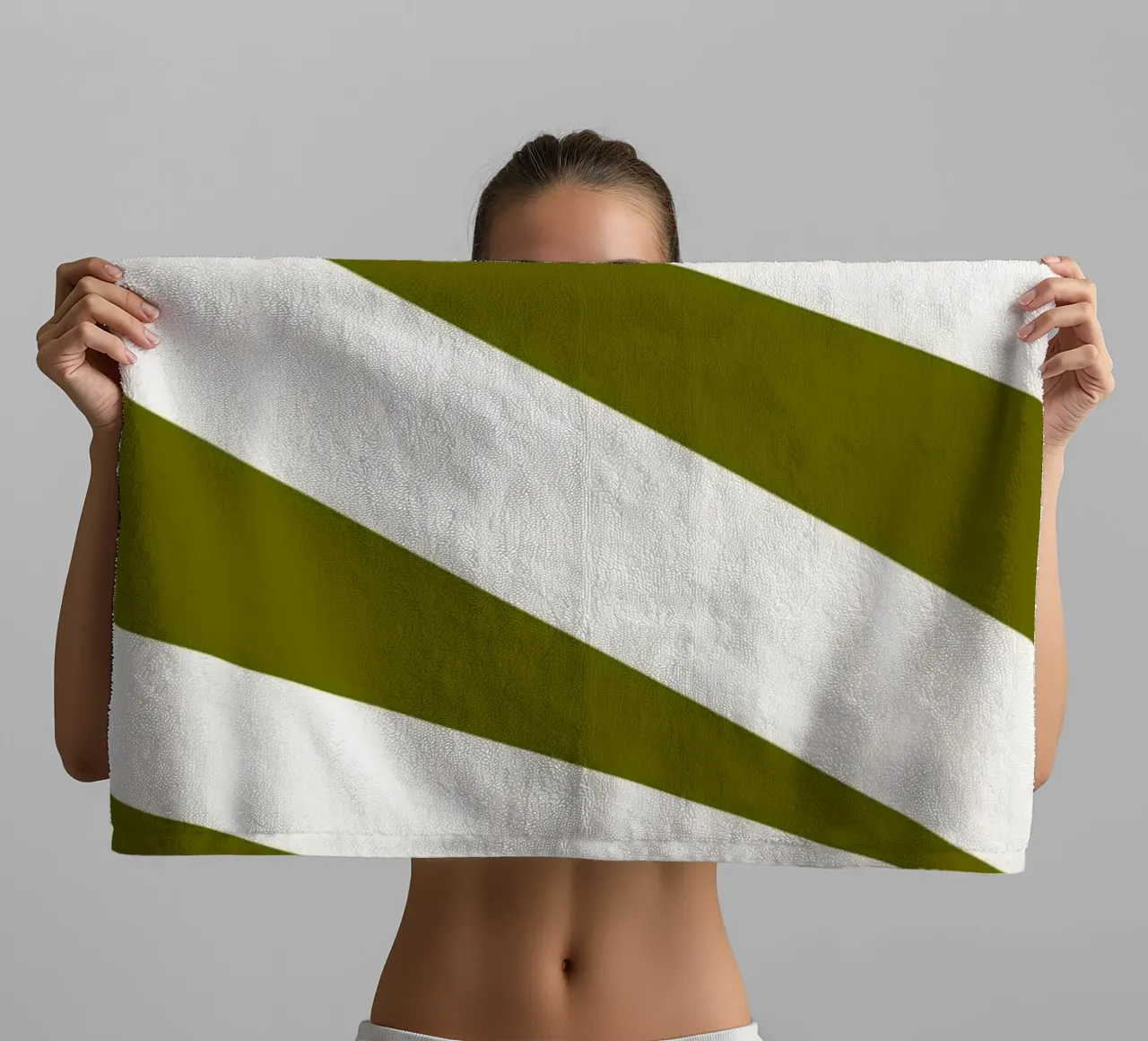 Linea a zig-zag asciugamano da bagno da MODERN NUANCE