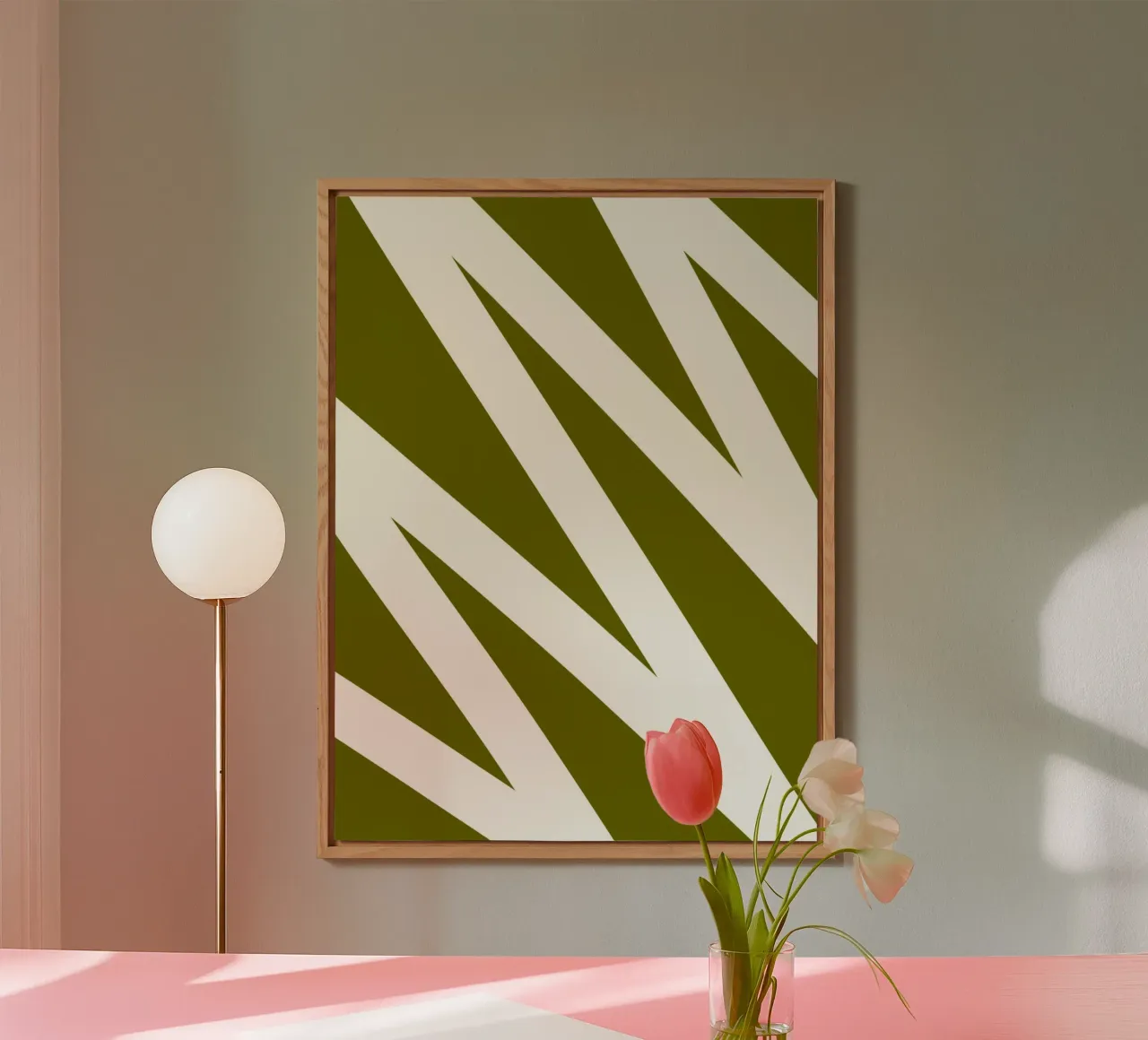 Linea a zig-zag alluminio dibond da MODERN NUANCE