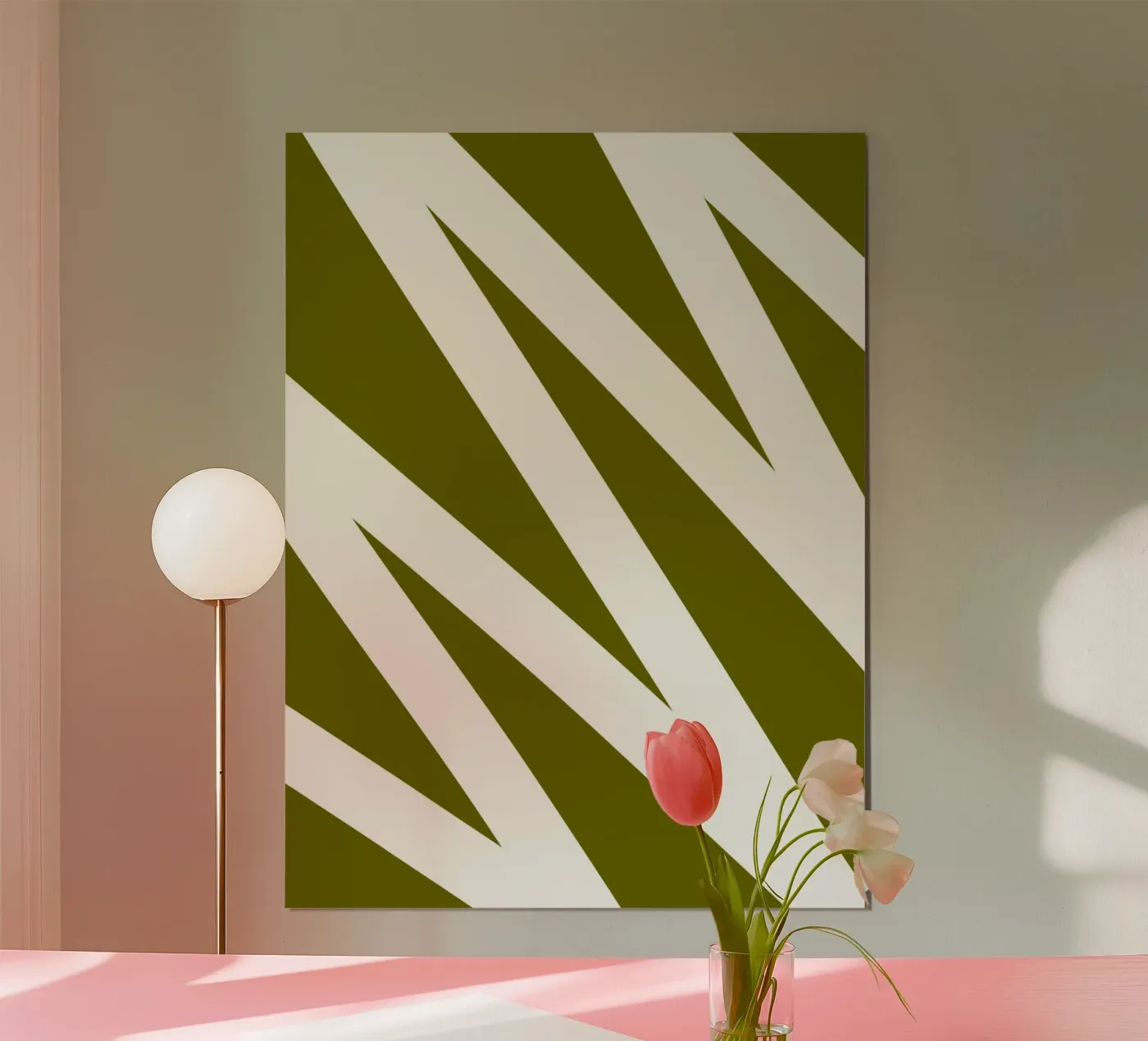 Linea a zig-zag poster da MODERN NUANCE