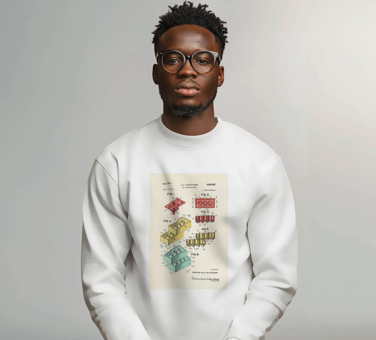 Lego PRINT Colors felpa da Florent Bodart
