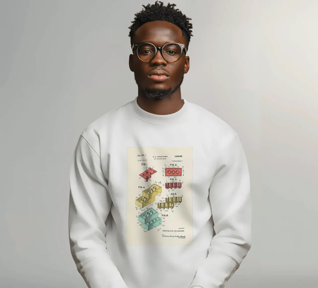 Lego PRINT Colors sweatshirt van Florent Bodart