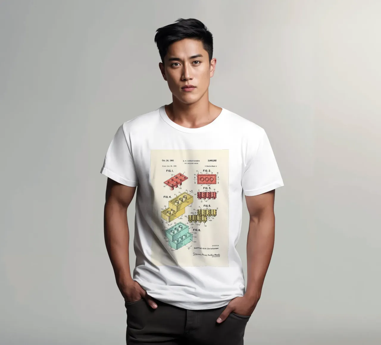 Lego PRINT Colors t-shirt by Florent Bodart