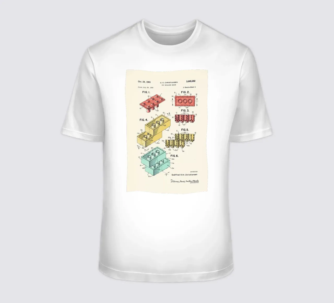 Lego PRINT Colors t-shirt by Florent Bodart