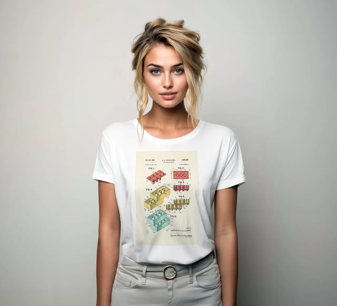 Lego PRINT Colors t-shirt da donna da Florent Bodart