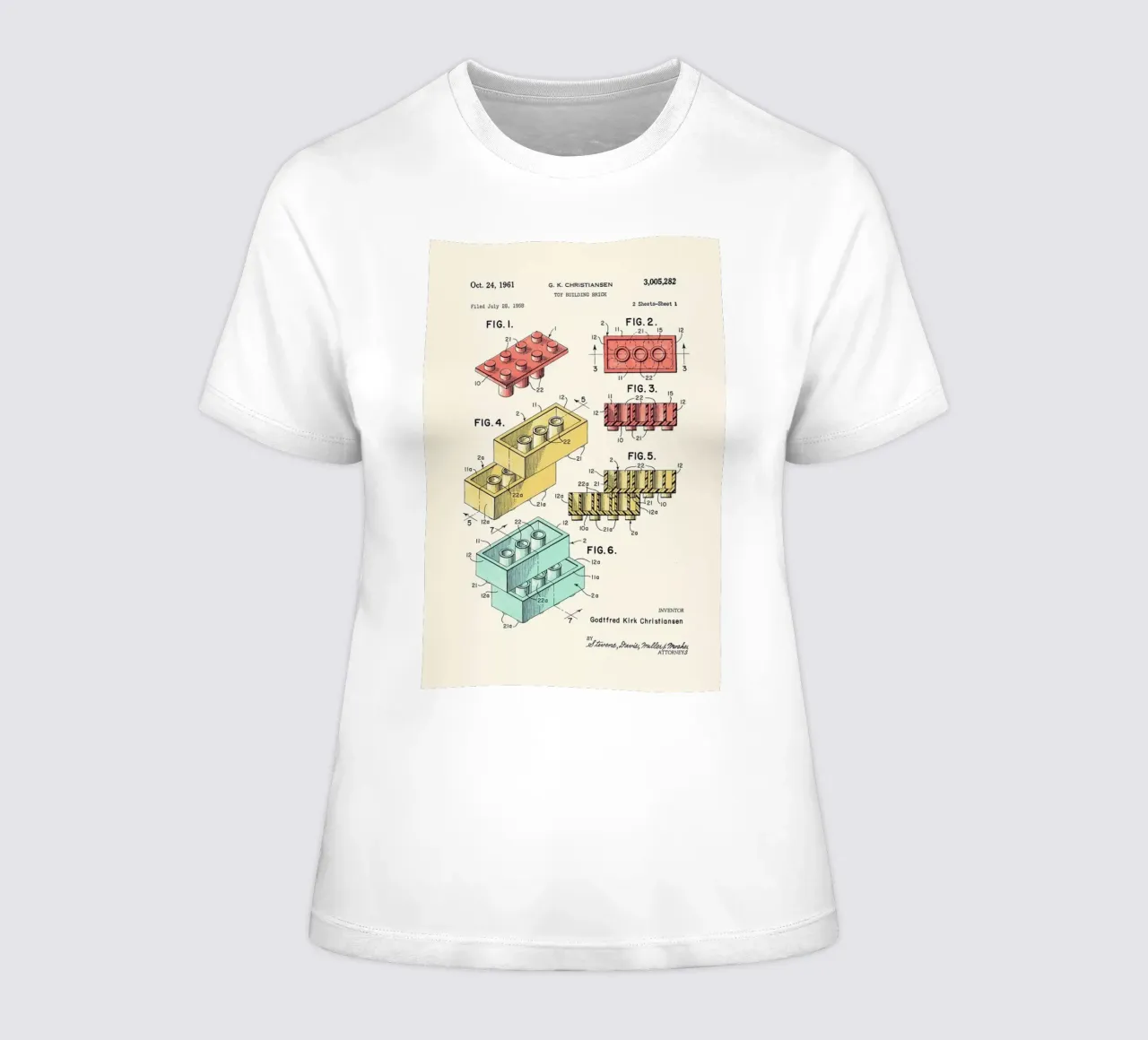 Lego PRINT Colors t-shirt da donna da Florent Bodart