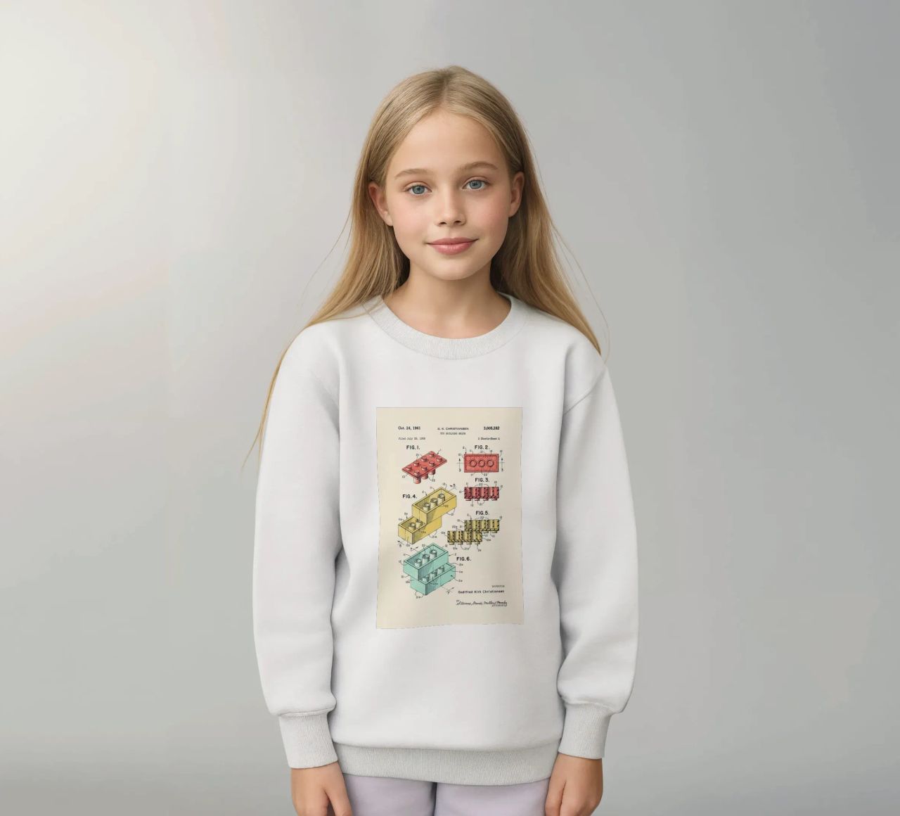 Lego PRINT Colors felpa bambino da Florent Bodart