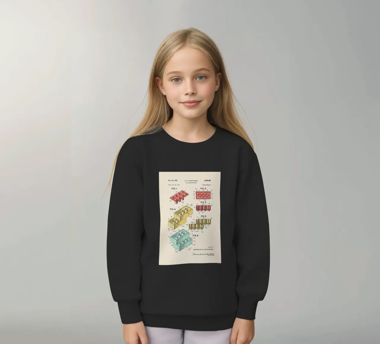 Lego PRINT Colors felpa bambino da Florent Bodart