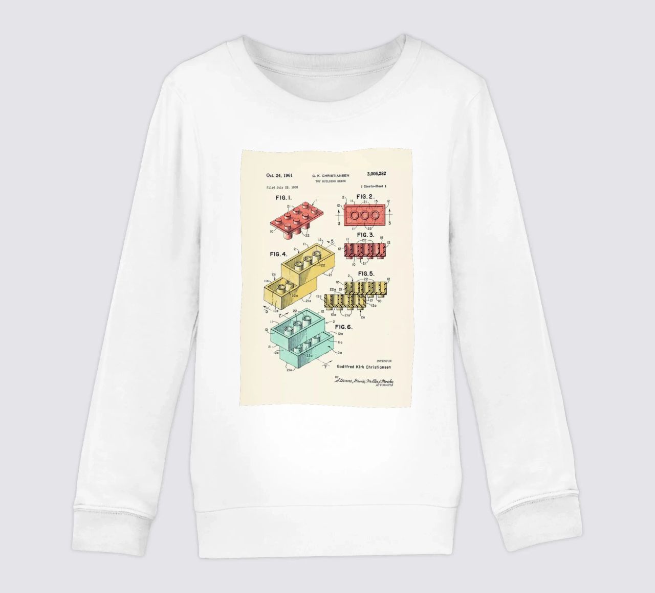 Lego PRINT Colors felpa bambino da Florent Bodart
