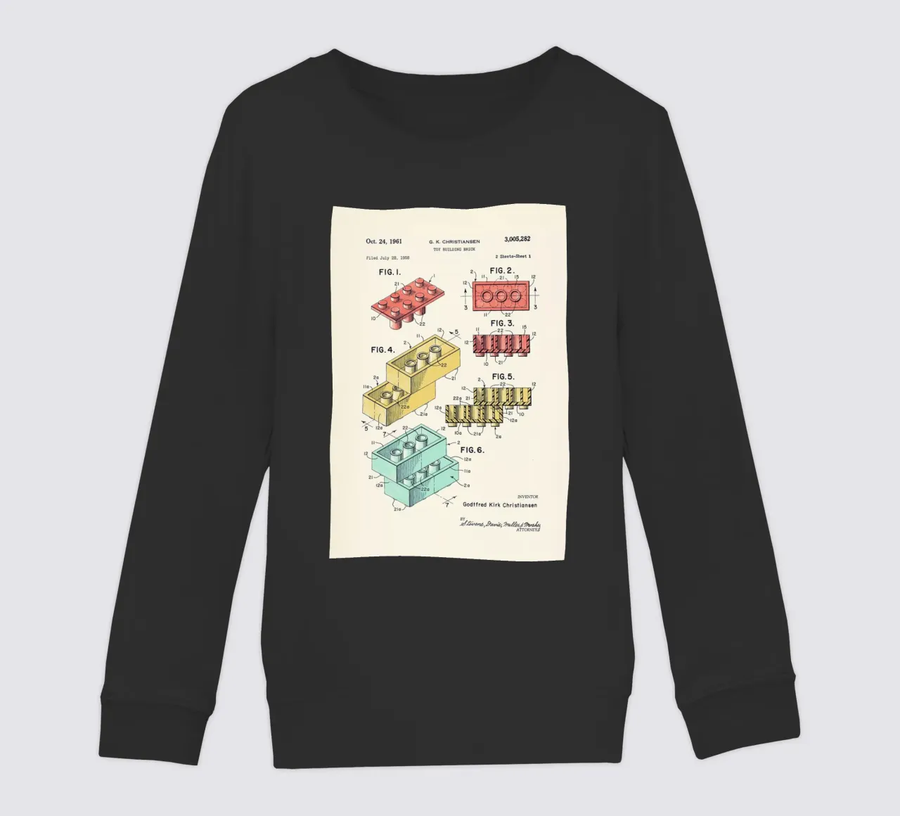 Lego PRINT Colors felpa bambino da Florent Bodart