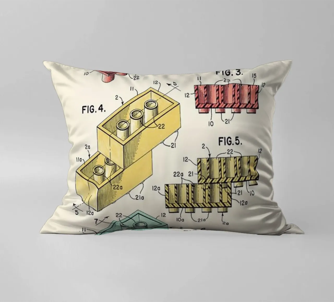 Lego PRINT Colors cuscino da Florent Bodart