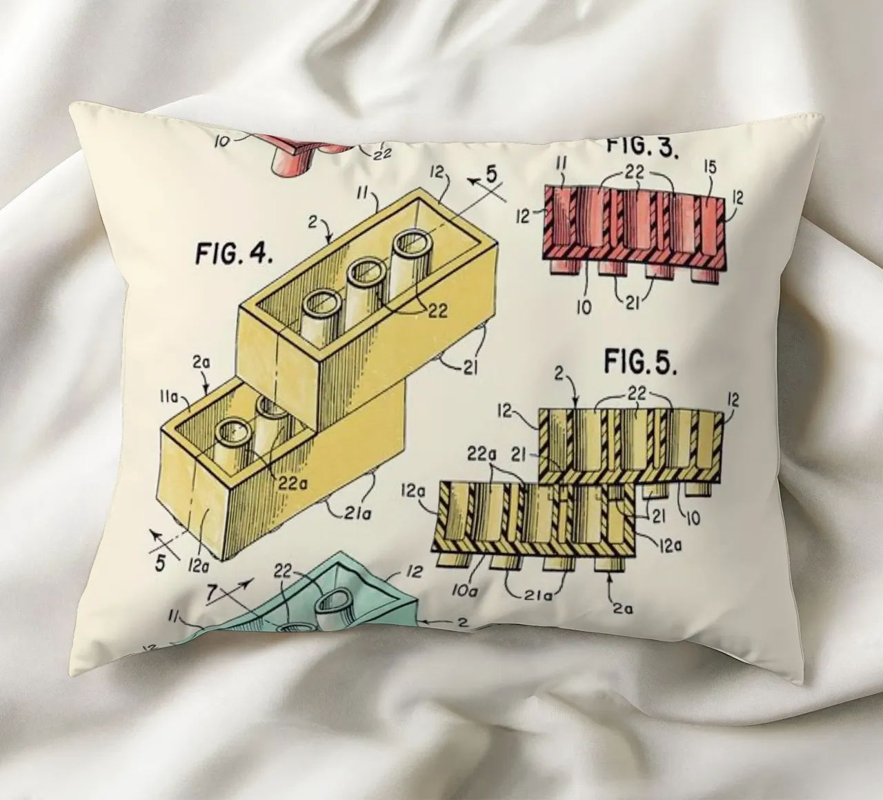 Lego PRINT Colors cuscino da Florent Bodart