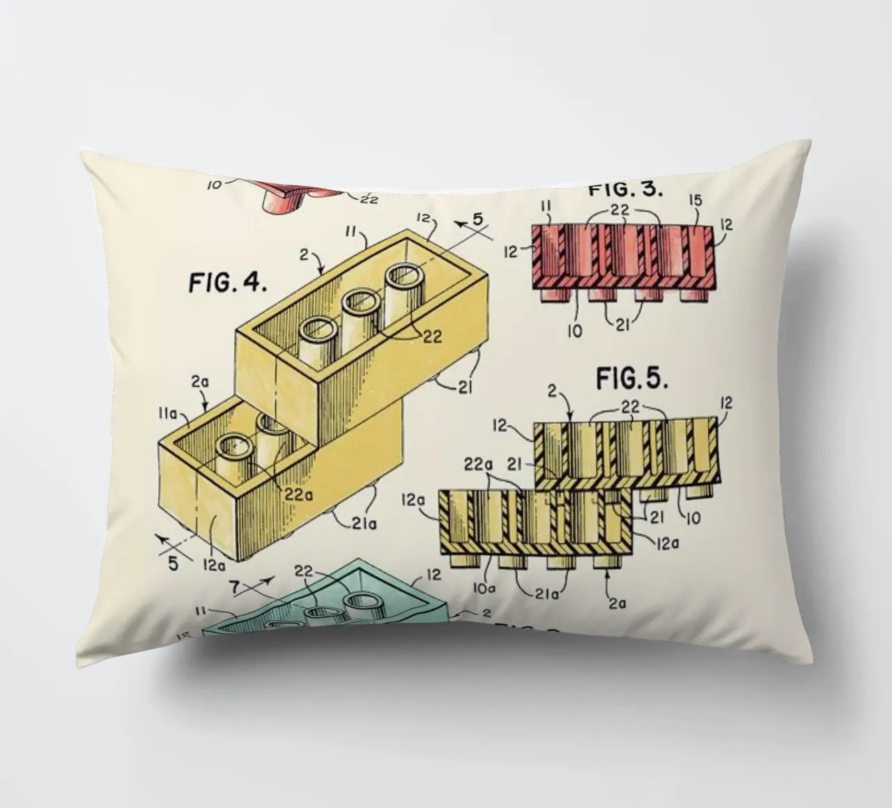 Lego PRINT Colors cuscino da Florent Bodart