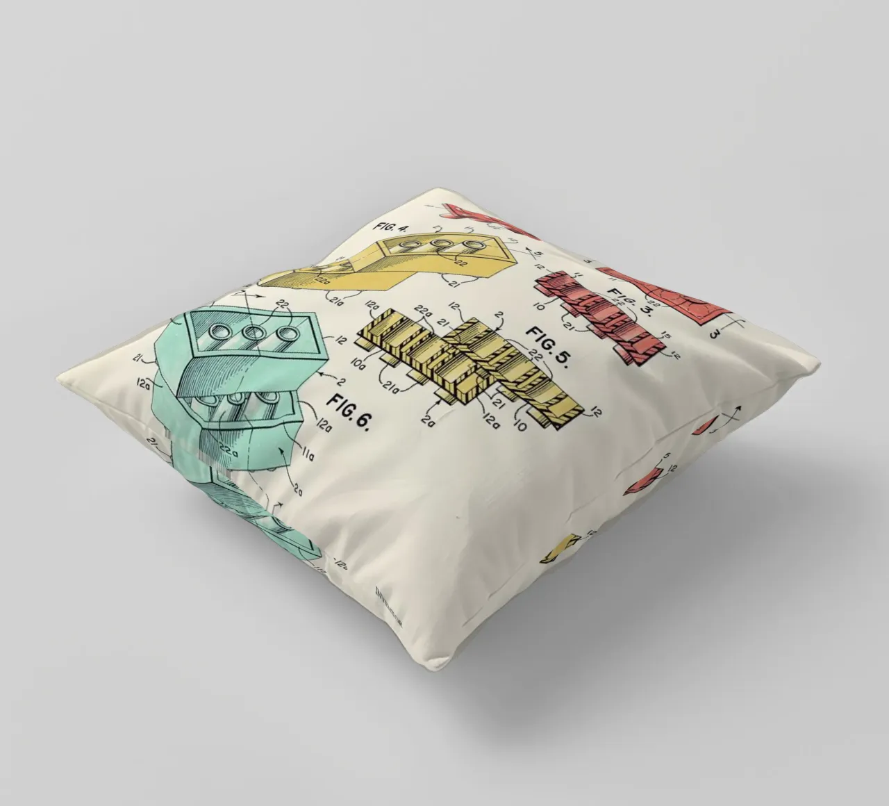 Lego PRINT Colors cuscino da Florent Bodart