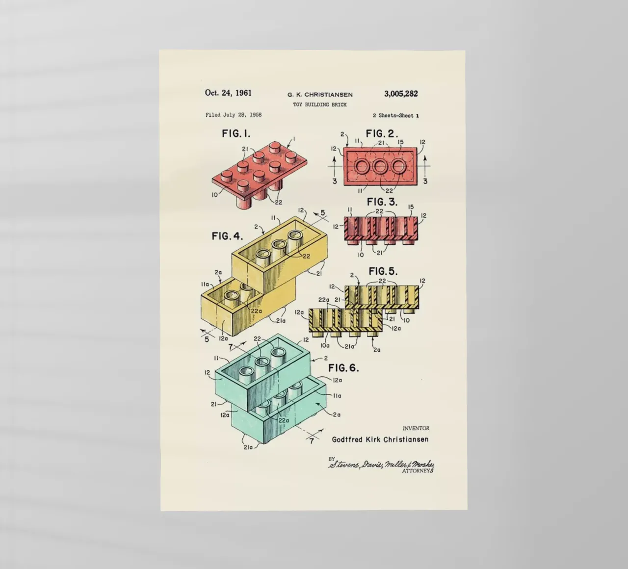 Lego PRINT Colors pellicola backlit da Florent Bodart