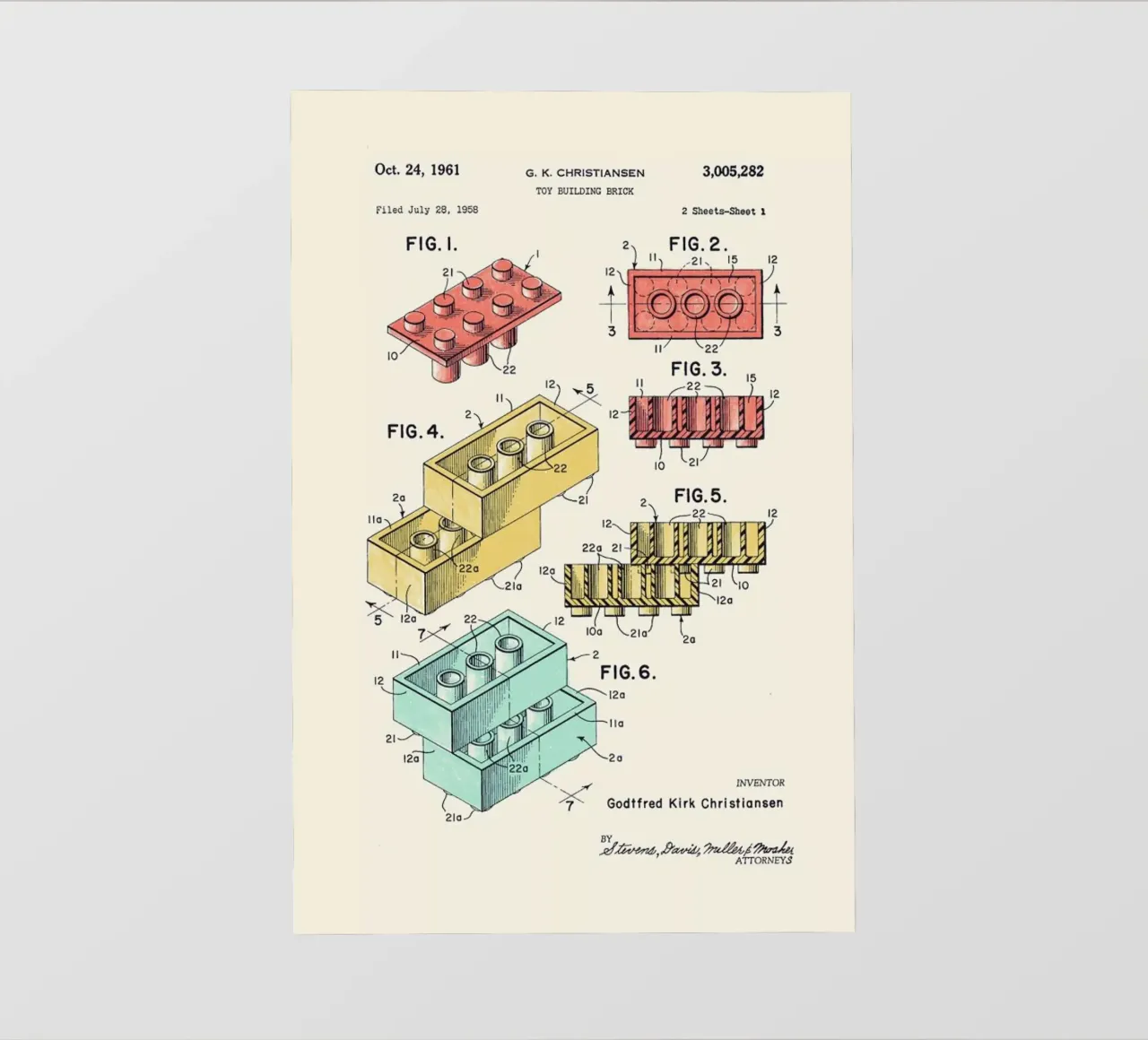 Lego PRINT Colors pellicola backlit da Florent Bodart