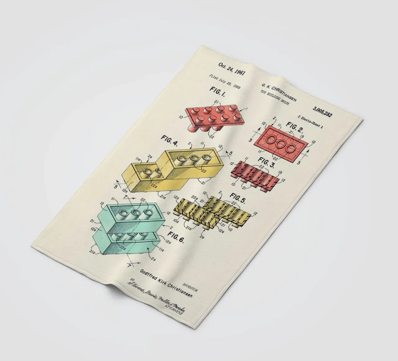 Lego PRINT Colors coperta in pile da Florent Bodart