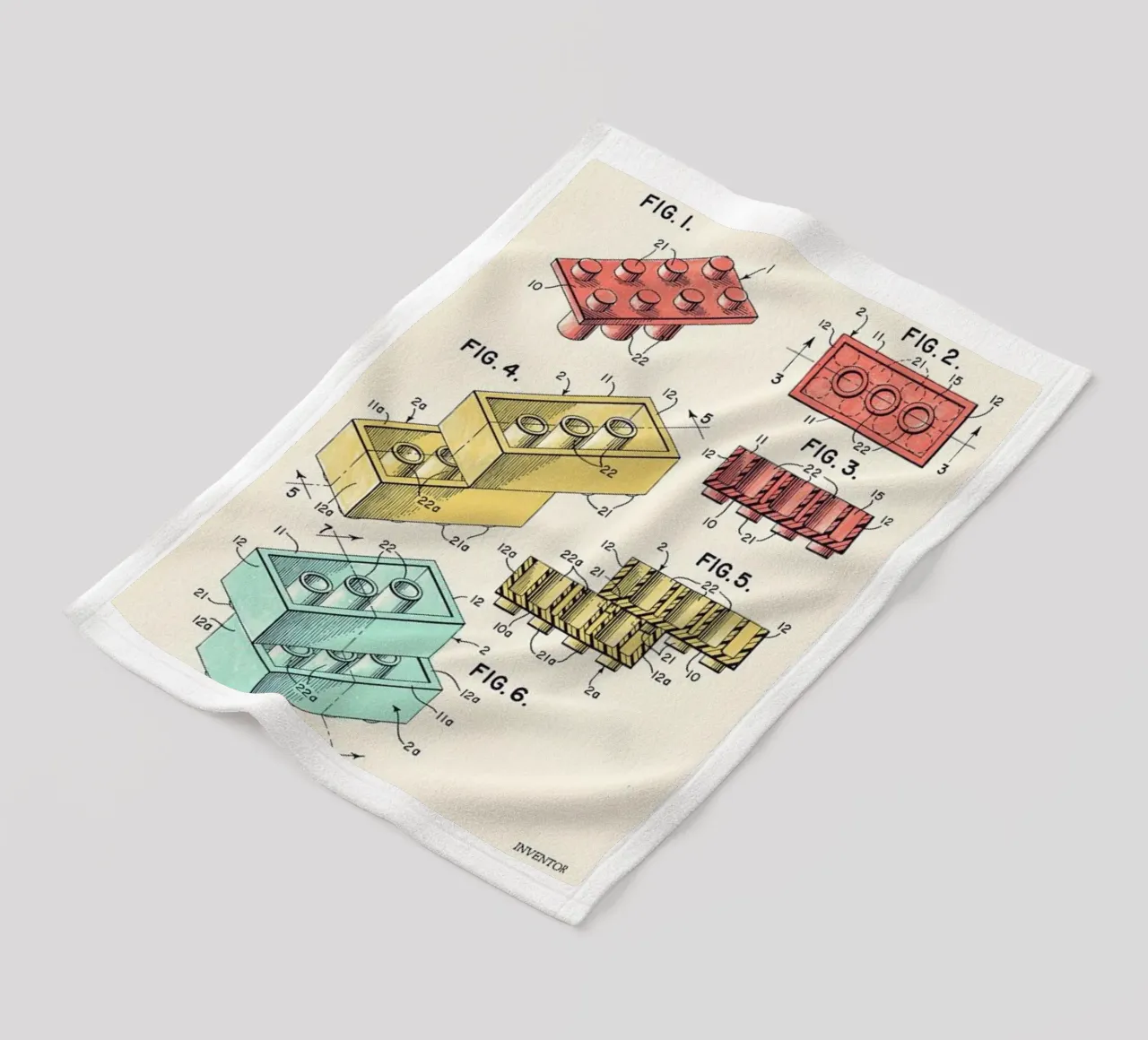 Lego PRINT Colors coperta in pile da Florent Bodart