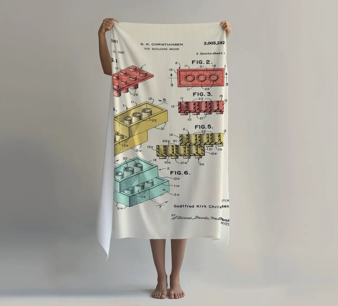 Lego PRINT Colors telo mare da Florent Bodart