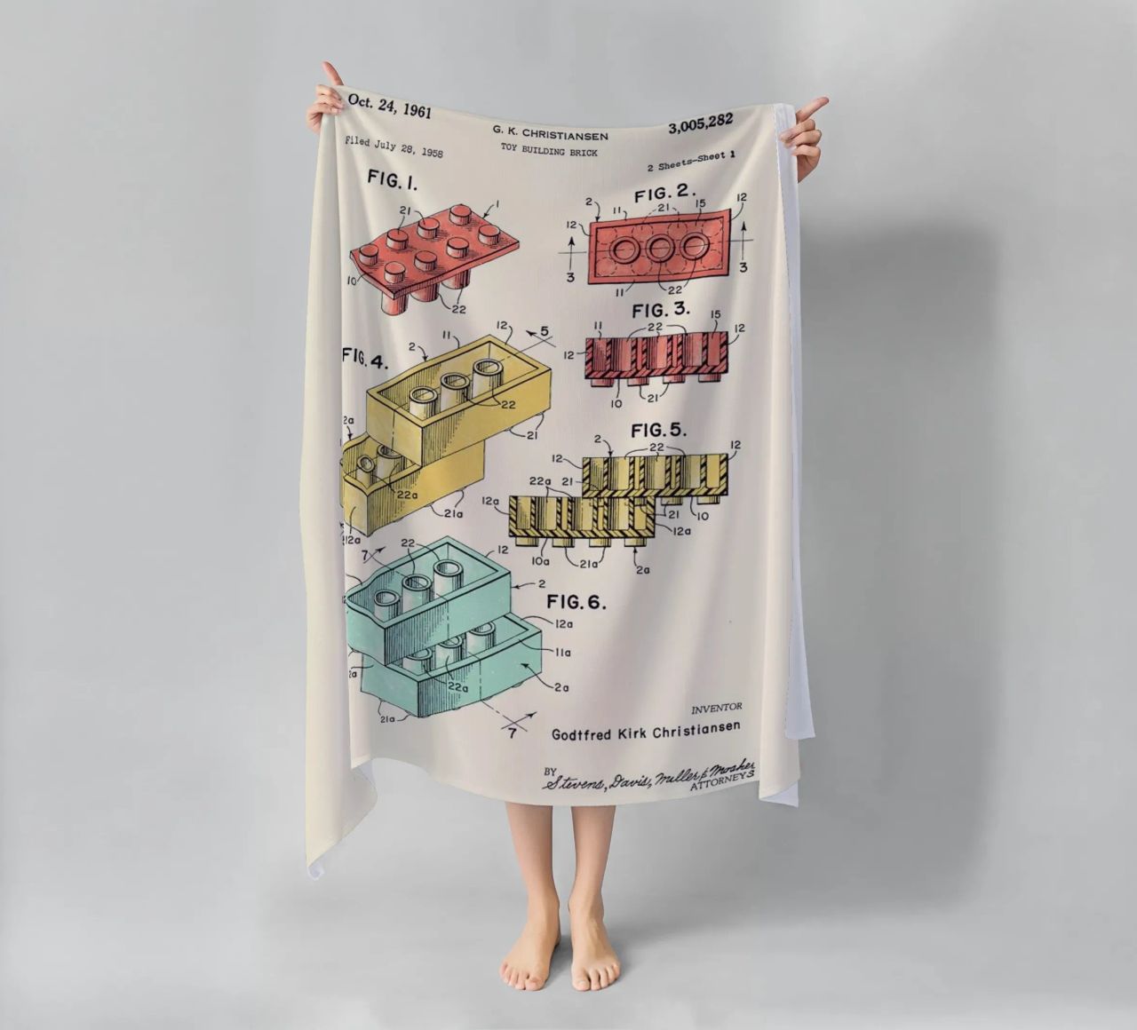 Lego PRINT Colors telo mare da Florent Bodart