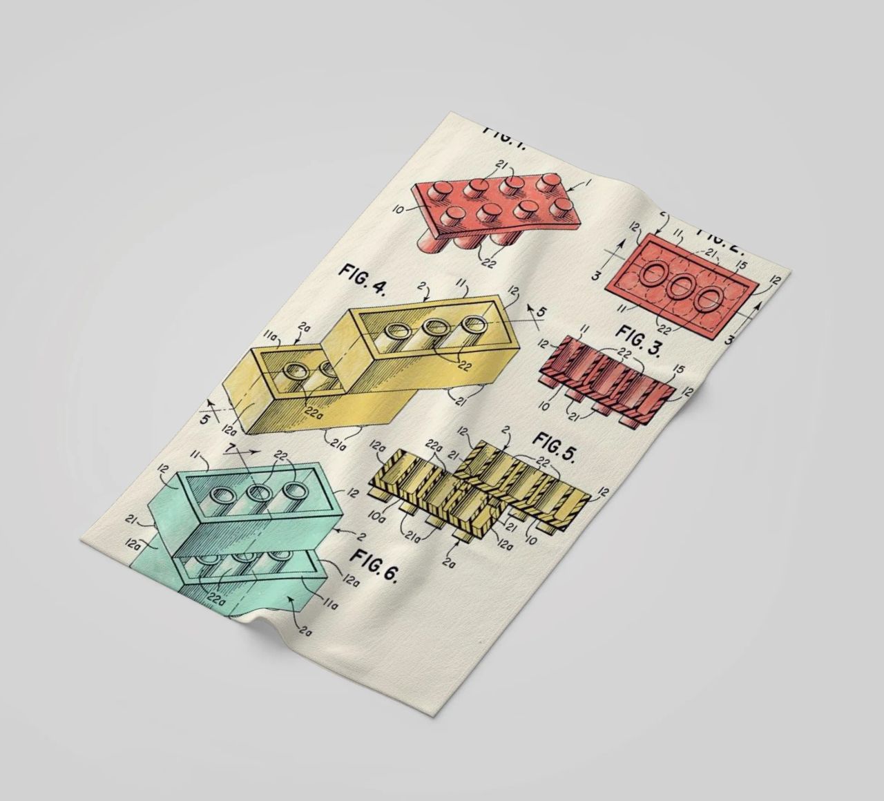 Lego PRINT Colors telo mare da Florent Bodart