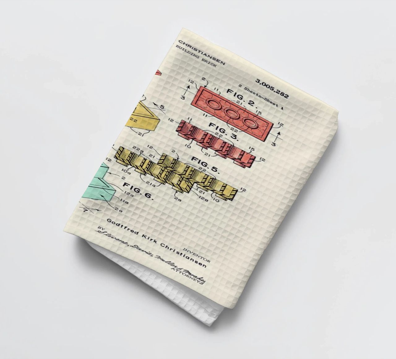 Lego PRINT Colors canovaccio da cucina da Florent Bodart