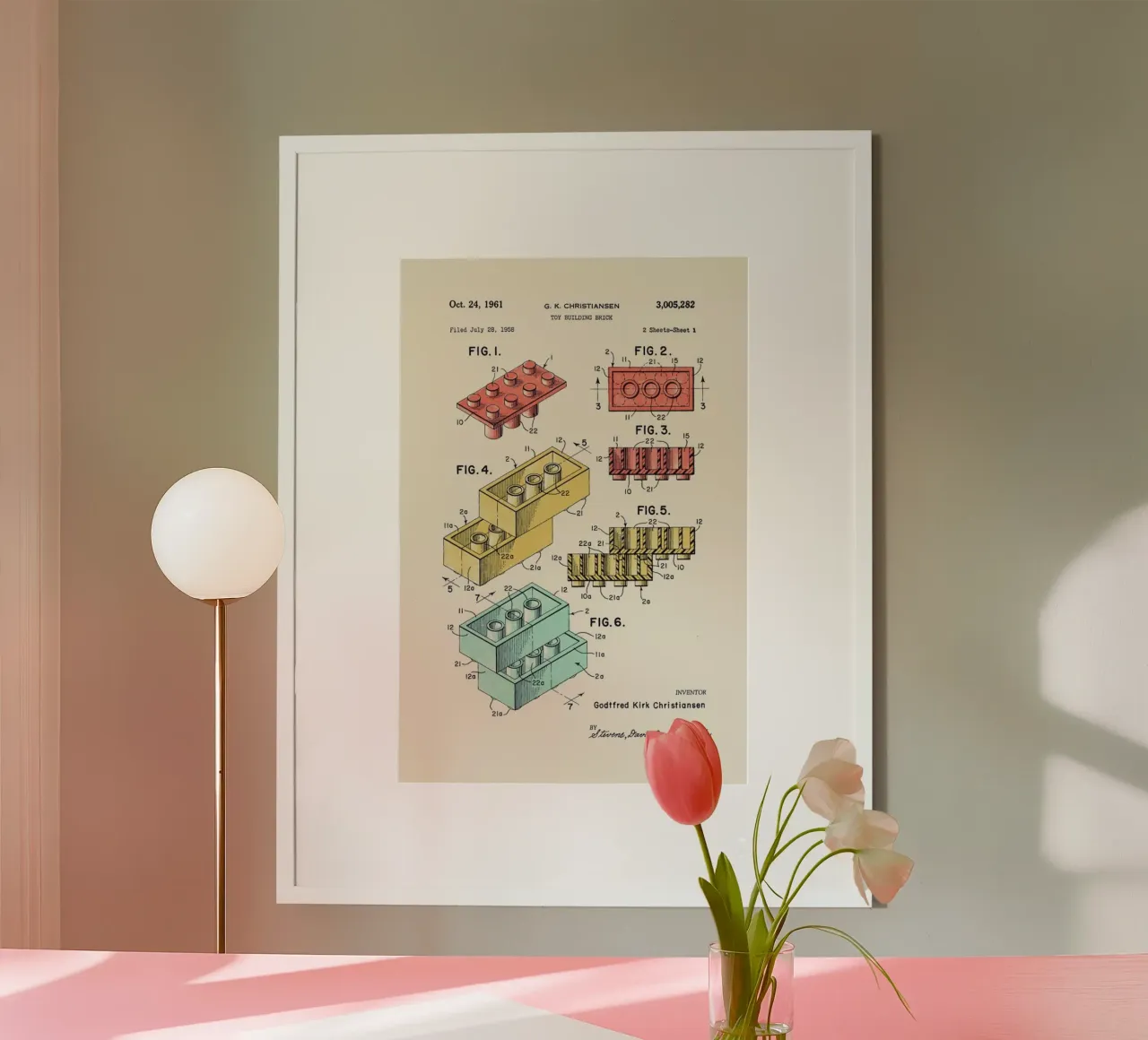 Lego PRINT Colors carta hahnemühle da Florent Bodart