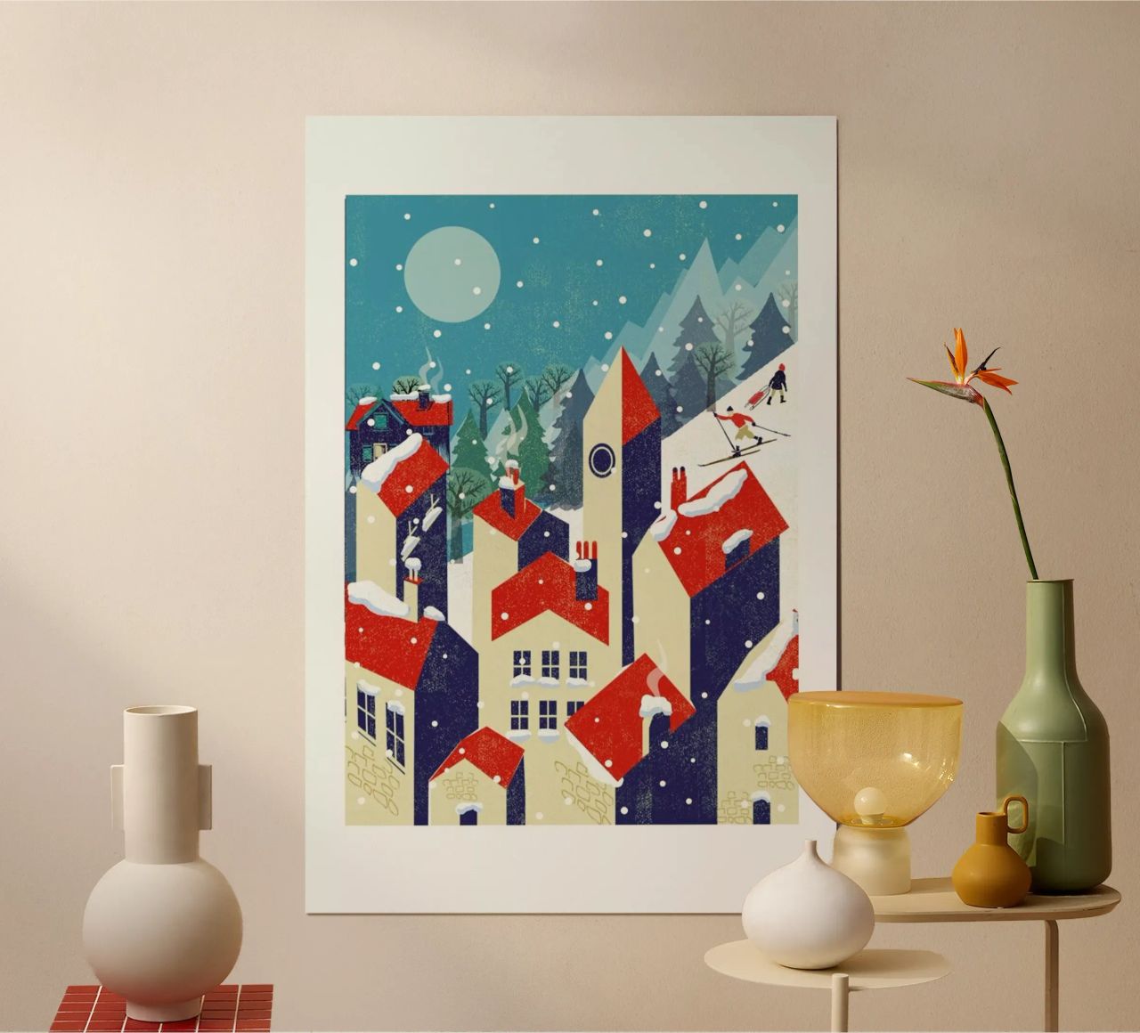 Village Poster von Rocket68