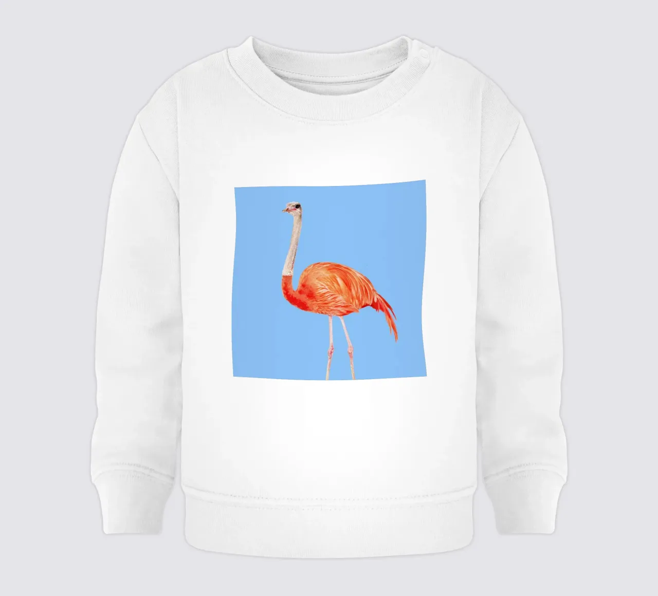 Flamingostrauss felpa neonato da suckertom