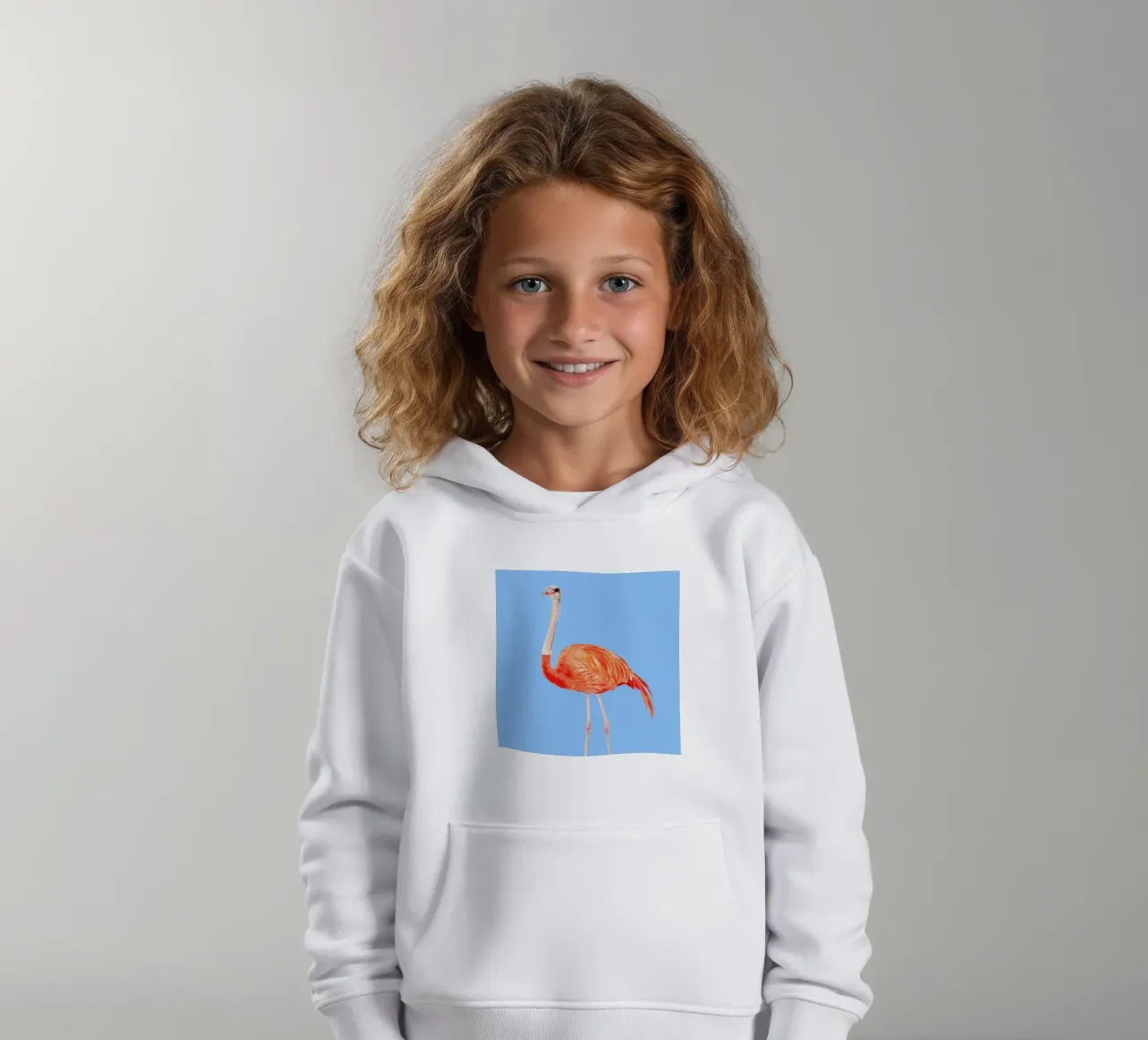 Flamingostrauss felpa bambino con cappuccio da suckertom