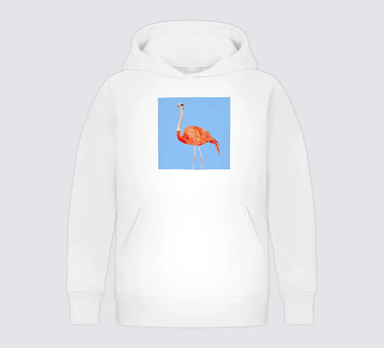 Flamingostrauss felpa bambino con cappuccio da suckertom