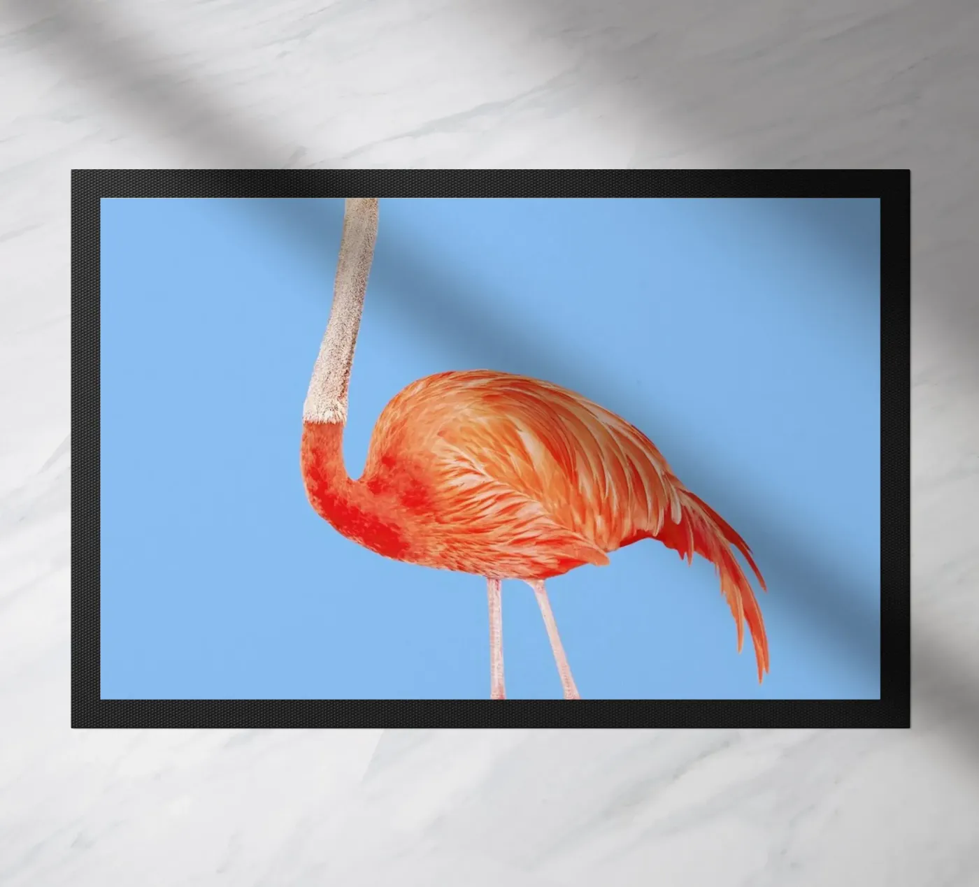 Flamingostrauss deurmat van suckertom