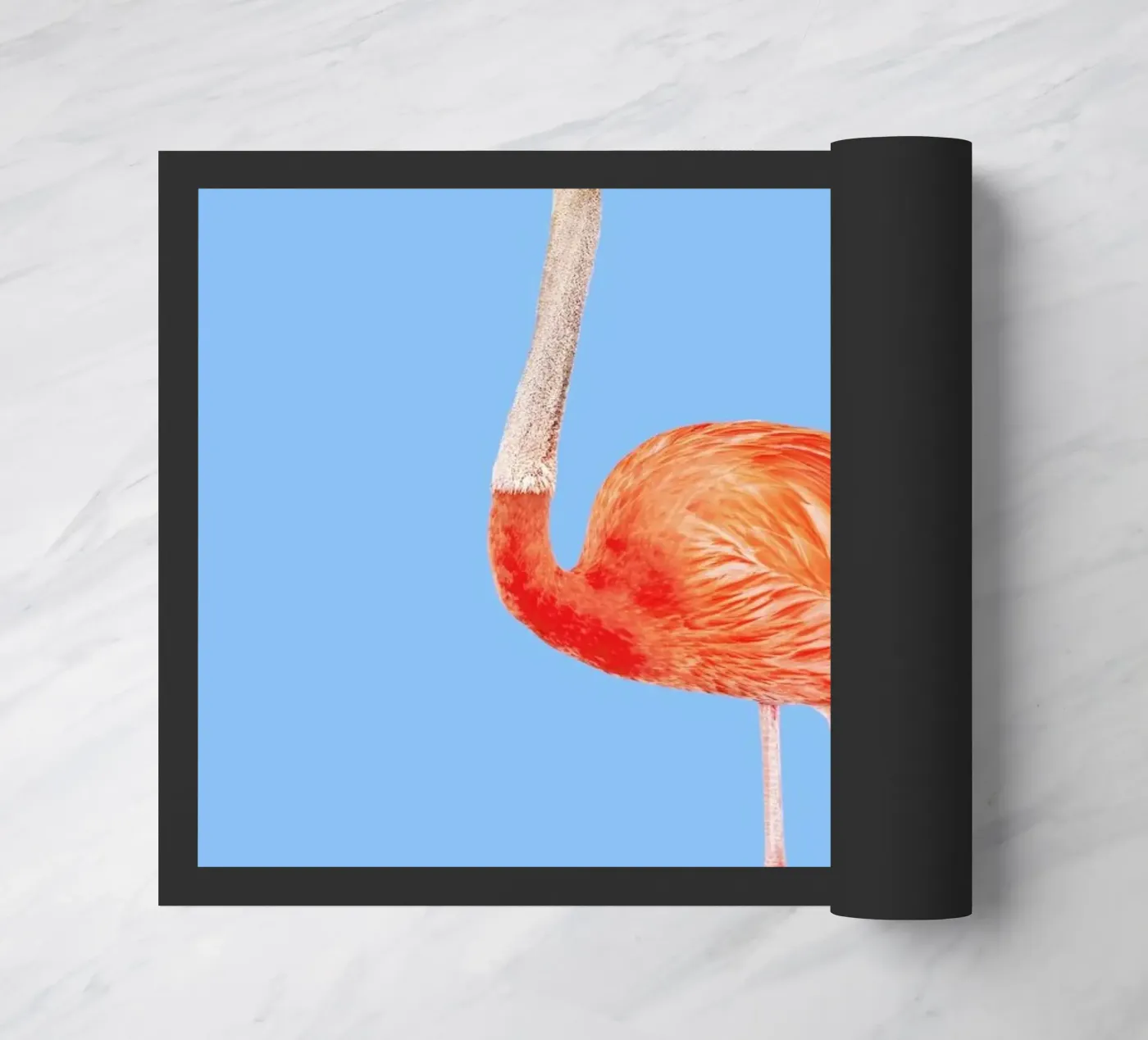 Flamingostrauss deurmat van suckertom