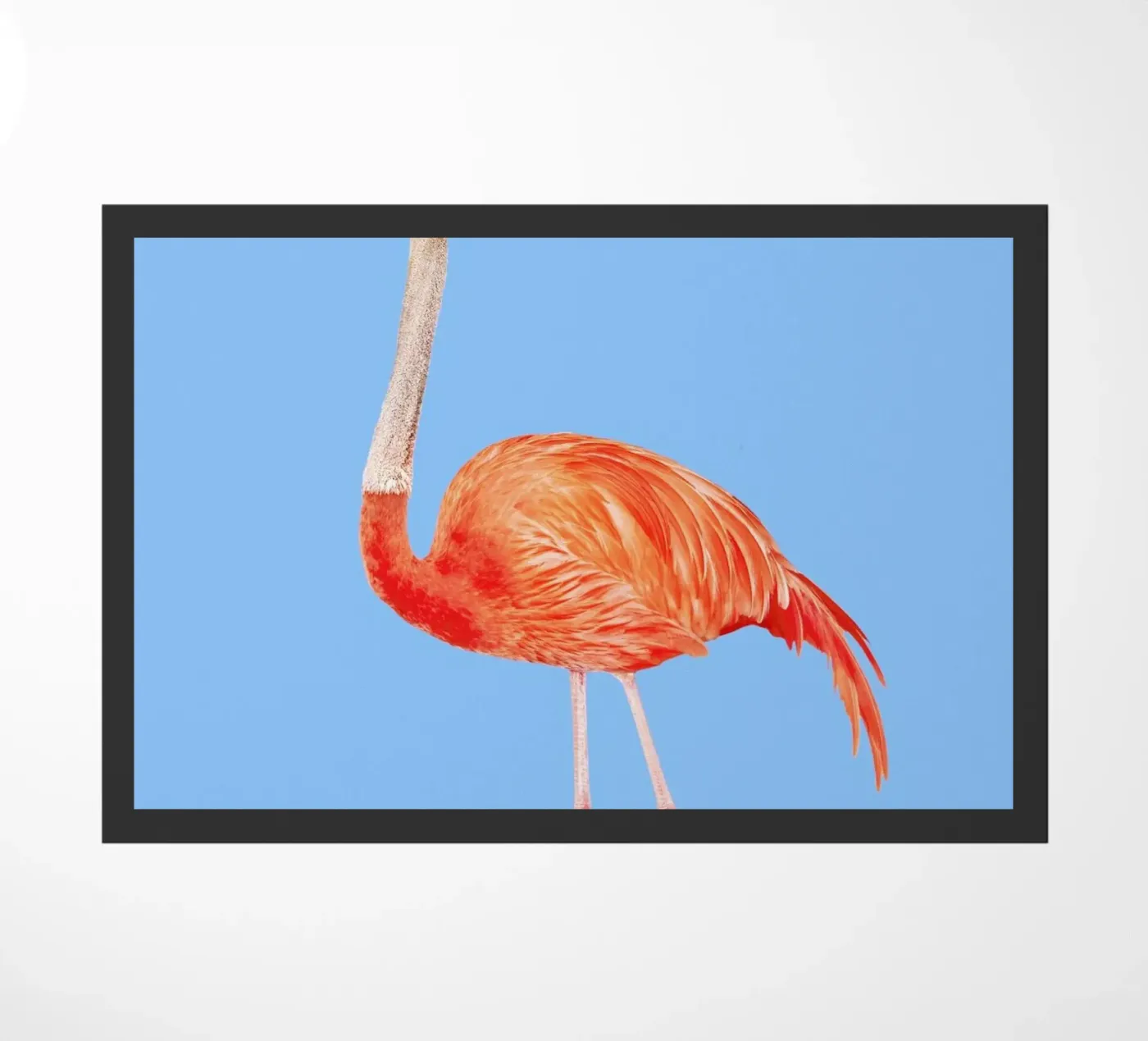 Flamingostrauss deurmat van suckertom