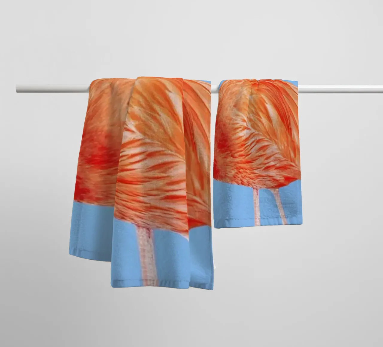 Flamingostrauss asciugamano da bagno da suckertom
