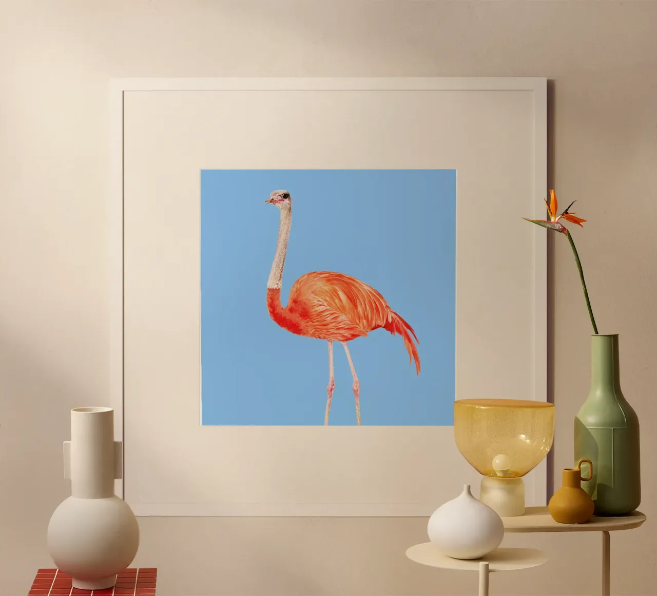 Flamingostrauss poster da suckertom