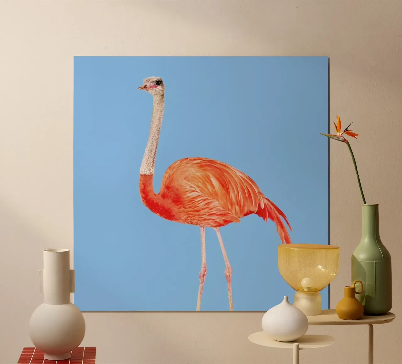 Flamingostrauss poster da suckertom