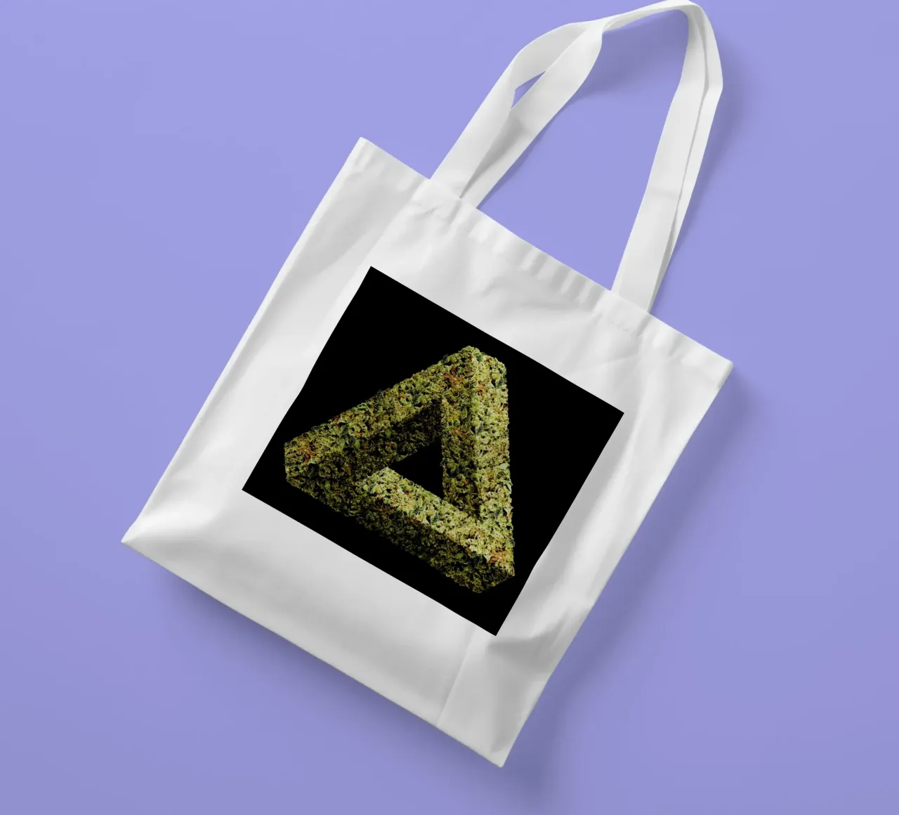 Weed Penrose Triangle tote bag by suckertom
