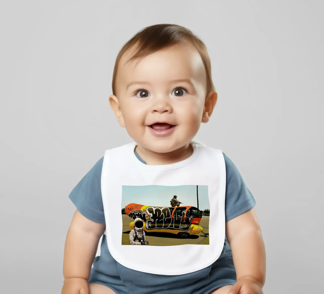 Wienermobile bavaglino da Scott Listfield