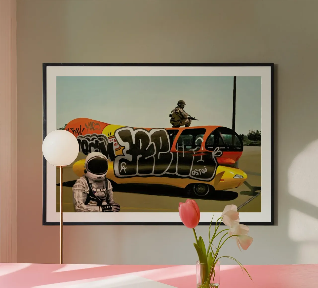 Wienermobile hahnemühle by Scott Listfield