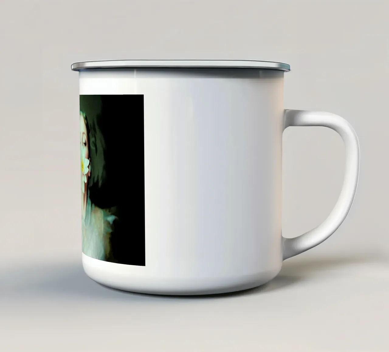 New Ways III tazza in smalto da Sebastian Hilgetag